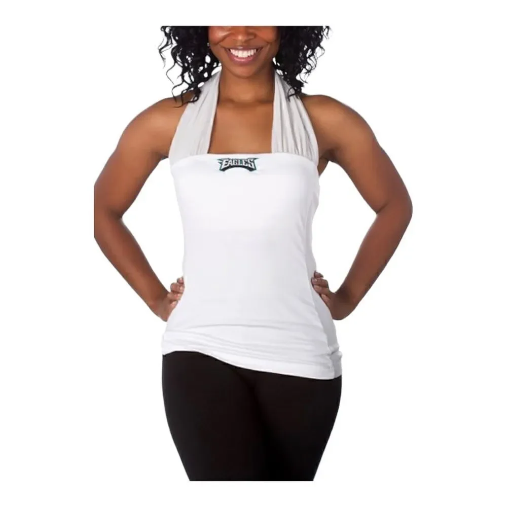 NFL All Sport Couture Blue Indianapolis Colts First Down Halter Top SZ M BNWT